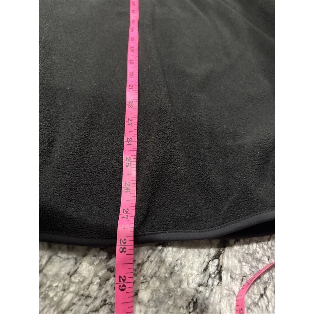 Nautica Black Fleece Pullover Jacket - Mens L
